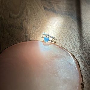 Blue Heart Ring NWT
